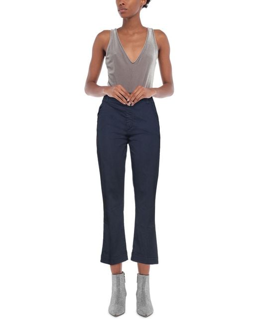 Manila Grace Blue Trouser