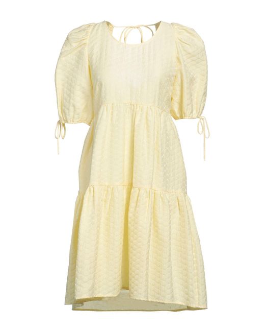 Bohelle Yellow Short Dress