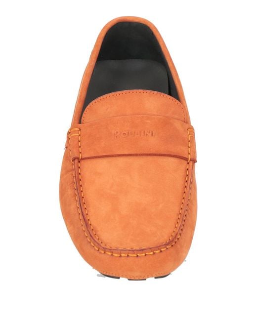 Pollini Orange Loafers for men