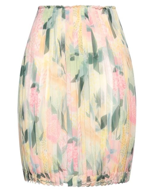 Missoni Multicolor Pastel Midi Skirt Silk
