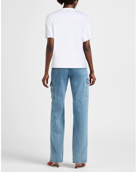 Maison Kitsuné White T-Shirt Cotton