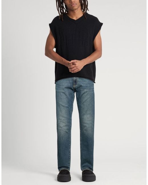 ARMANI EXCHANGE Blue Jeans Cotton, Polyester, Elastane for men