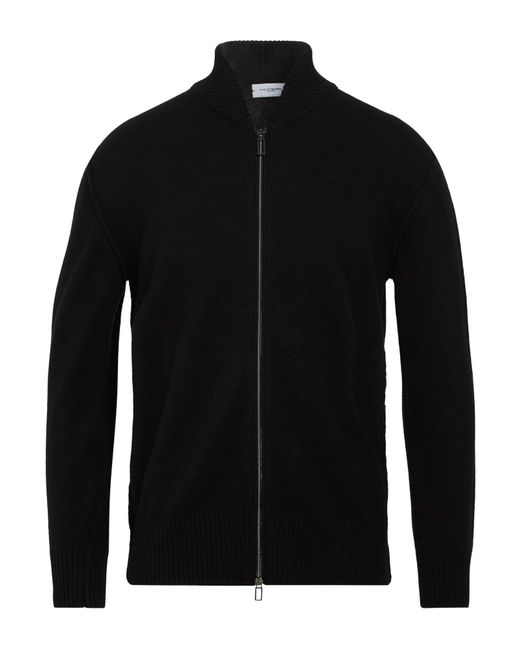 Paolo Pecora Black Cardigan for men