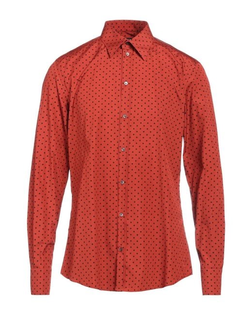 Dolce & Gabbana Red Shirt for men