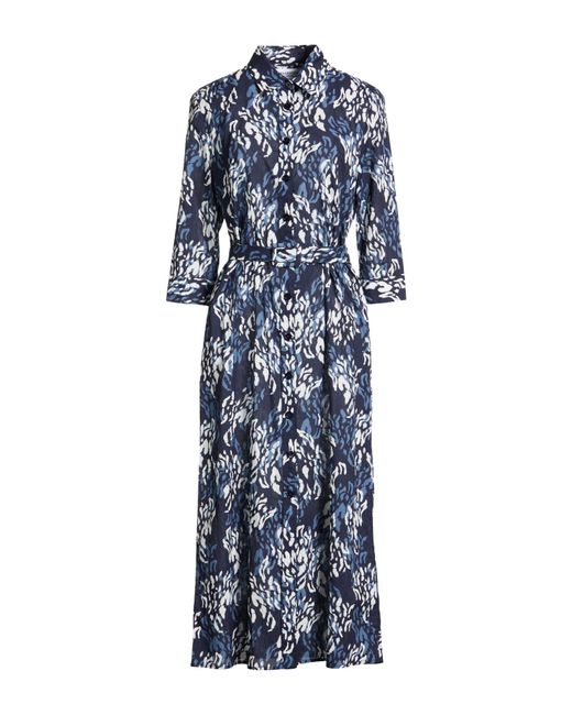 Evi Grintela Blue Maxi Dress Cotton