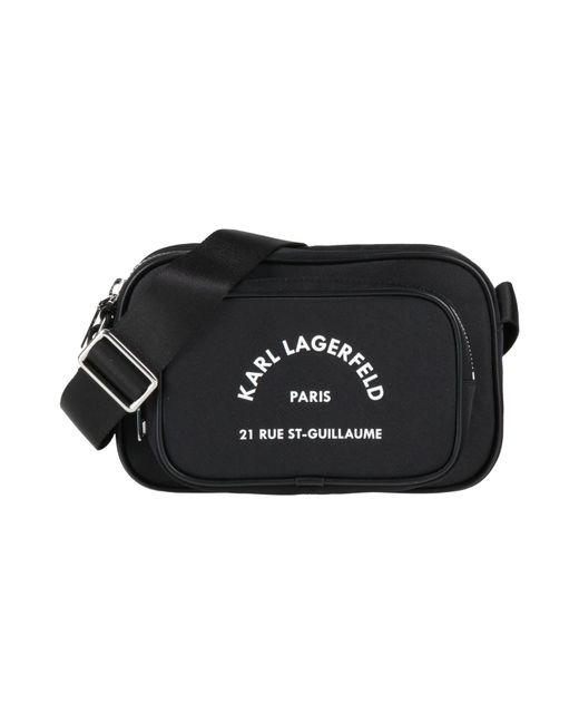 Karl Lagerfeld Black Cross-Body Bags for men