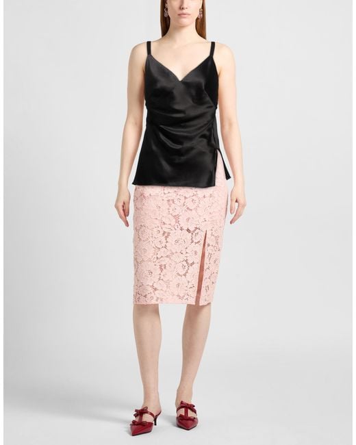 McQueen Black Top Viscose, Silk