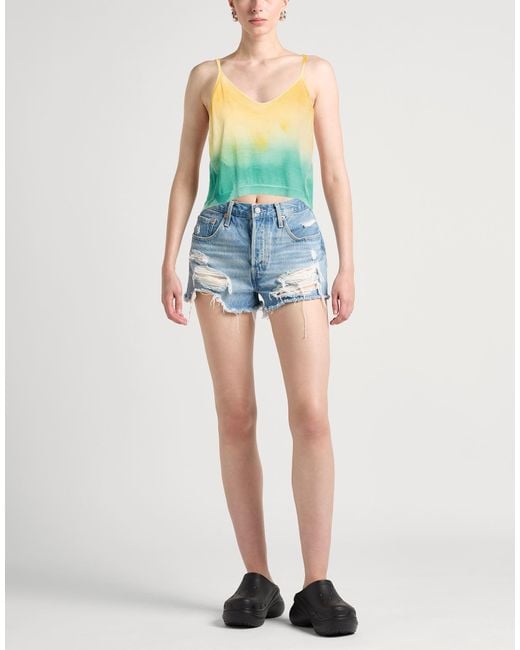 Isabel Benenato Yellow Top Cotton