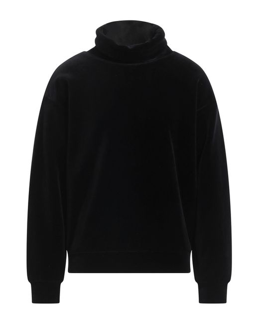 Saint Laurent Black Sweatshirt Cotton, Polyester for men