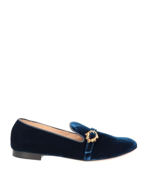 Gianvito Rossi Blue Mokassin