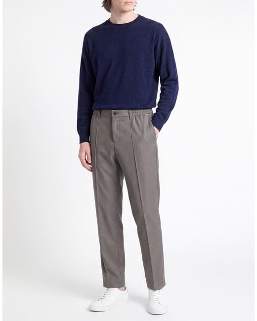 Emporio Armani Gray Trouser for men
