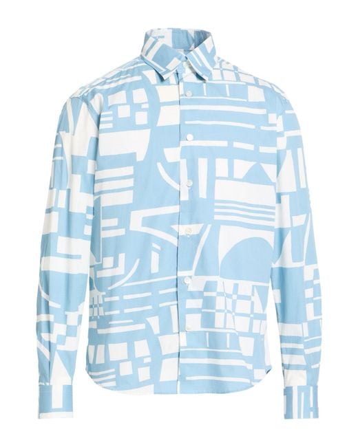 Xacus Blue Shirt Cotton for men
