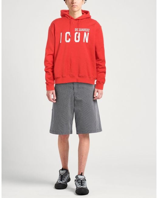 DSquared² Red Sweatshirt for men