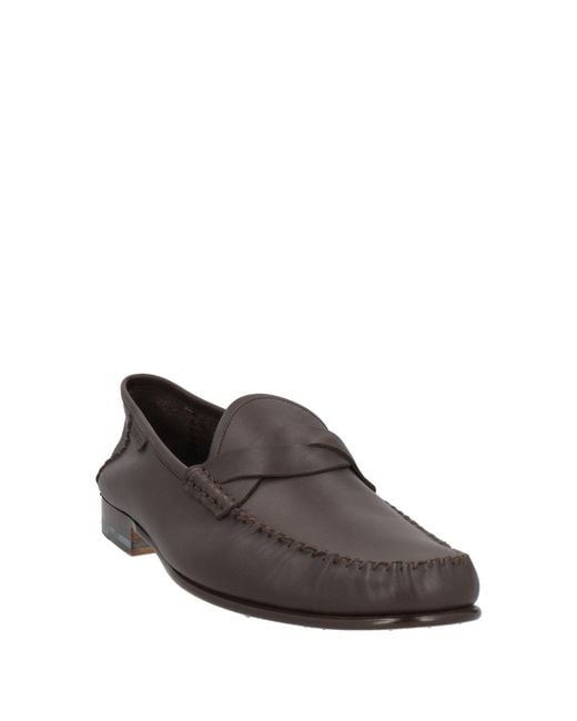 Tom Ford Gray Loafers Calfskin for men