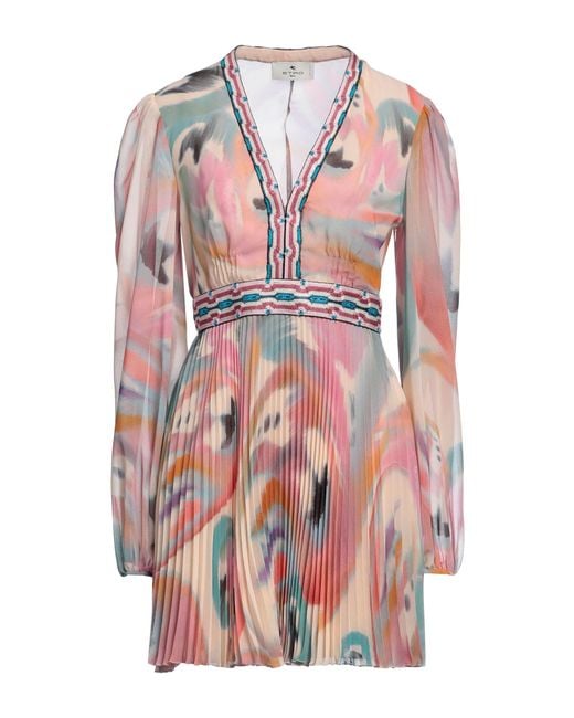 Etro Pink Mini Dress