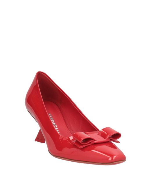 Ferragamo Red Pumps