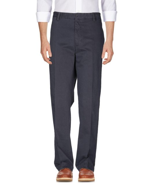 Hackett Blue Pants Cotton for men