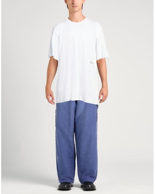 OAMC White T-Shirt Organic Cotton, Elastane for men