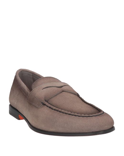 Santoni Mokassin in Natural für Herren