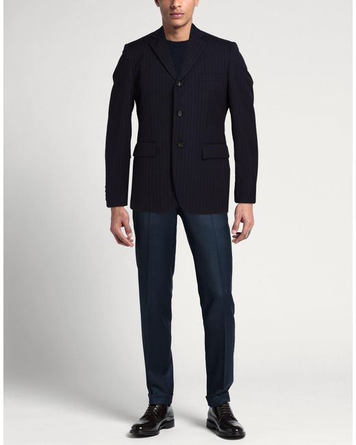 Comme des Garçons Blue Blazer Wool, Polyester for men