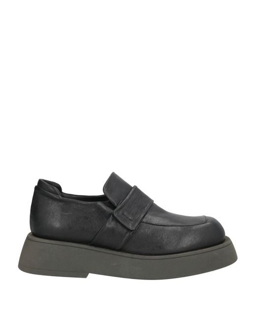 Ernesto Dolani Black Loafers Leather