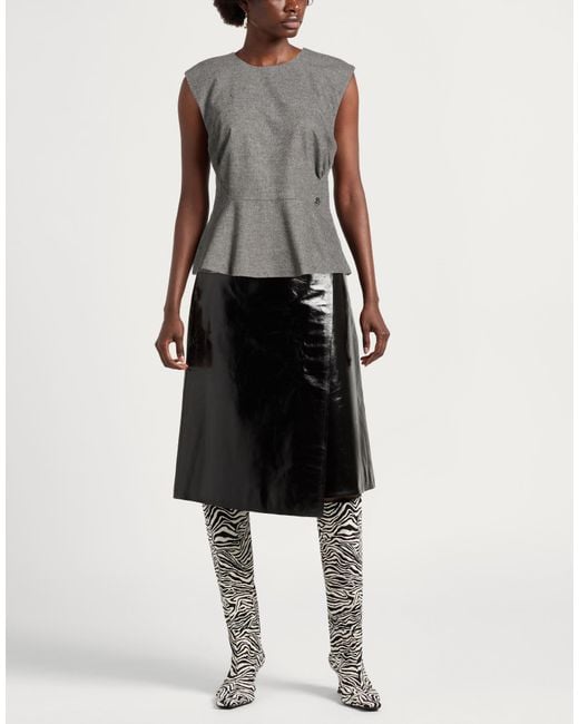 Karl Lagerfeld Gray Top