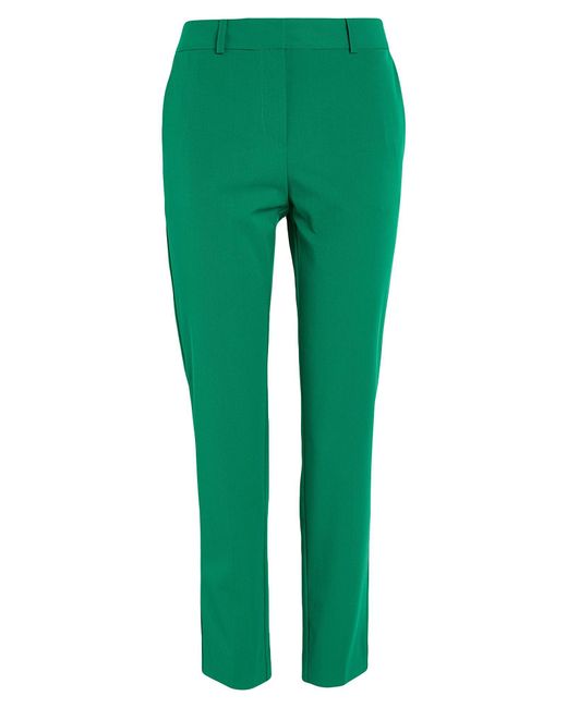 SIMONA CORSELLINI Green Pants Polyester, Viscose, Elastane