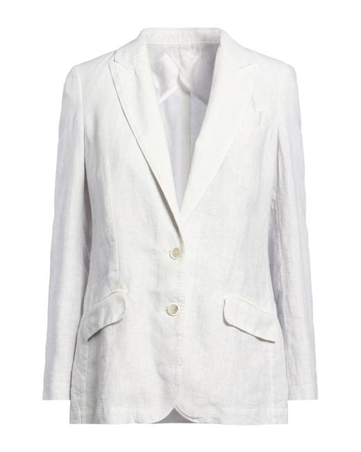 120% Lino White Blazers