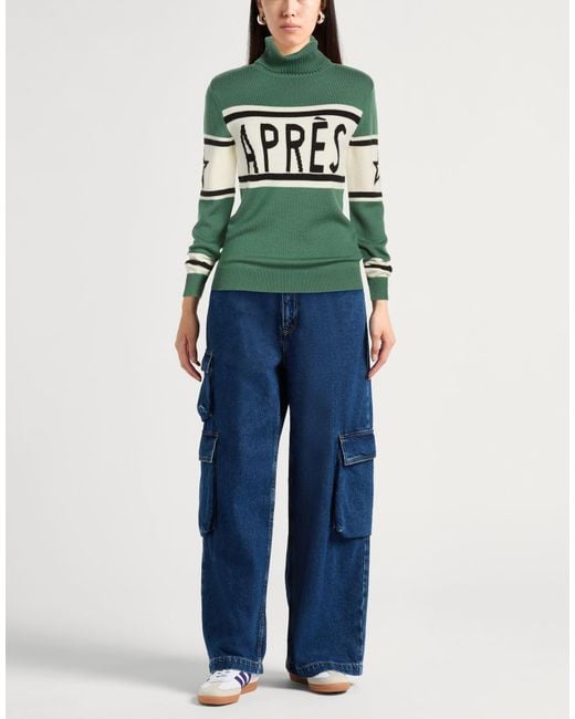 Perfect Moment Green Turtleneck