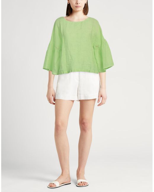 Top 120% Lino de color Green
