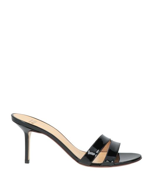 Francesco Russo Metallic Sandals Leather