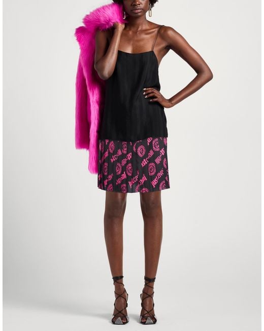 Just Cavalli Red Mini Skirt