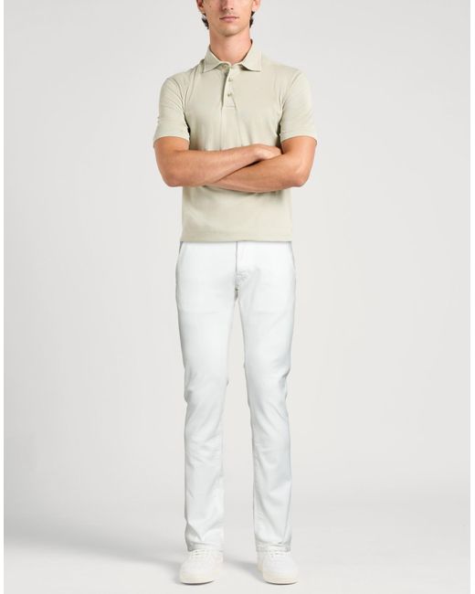 Jacob Cohen White Jeans for men
