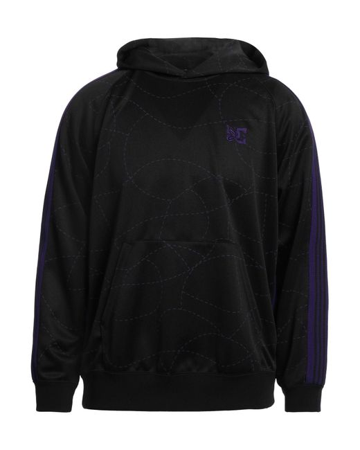 Needles Black Sweatshirt Polyester, Rayon for men