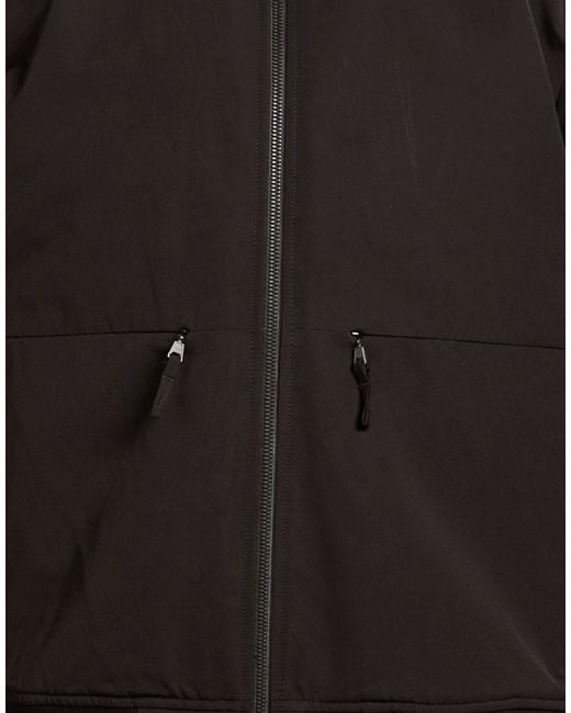 Aspesi Black Jacket Cotton, Polyester for men