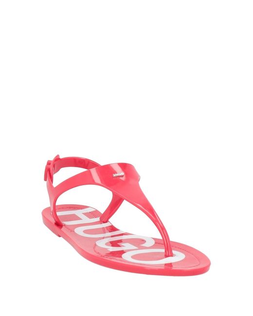 HUGO Pink Thong Sandal