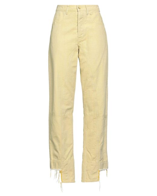 Jil Sander Yellow Jeans