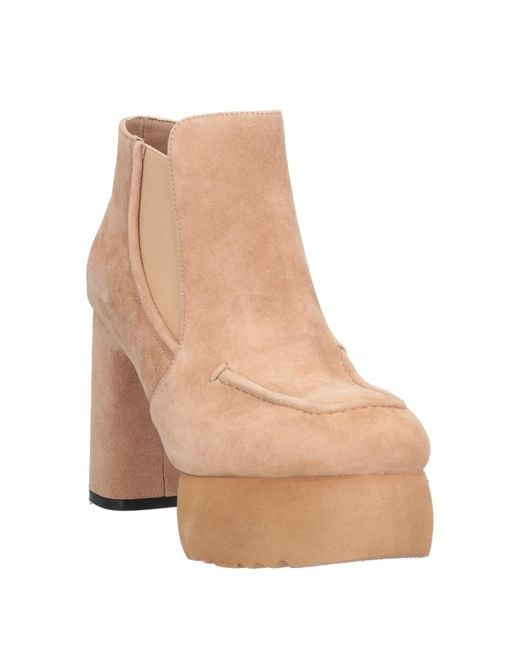 Jeannot Natural Ankle Boots