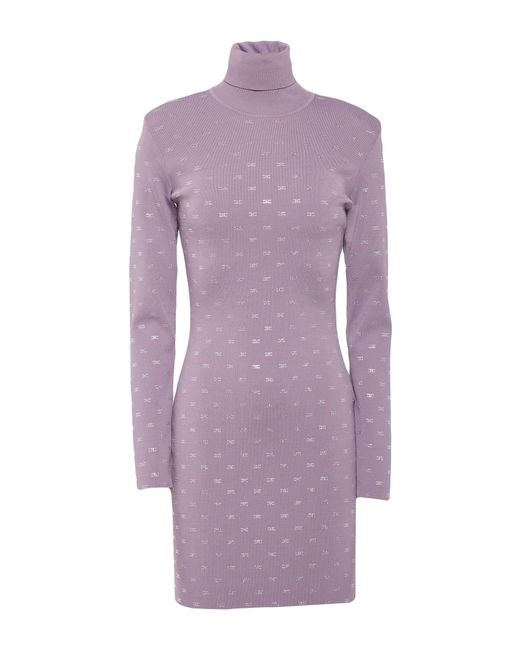Elisabetta Franchi Purple Mini Dresses