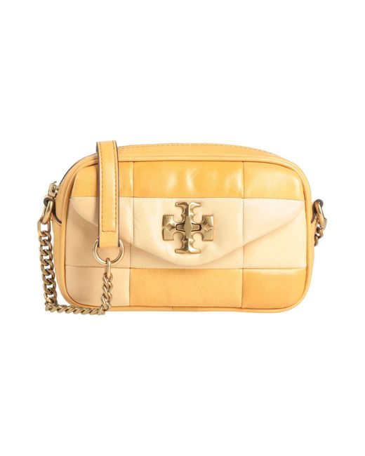 Tory Burch Metallic Marigold Cross-Body Bag Goat Skin