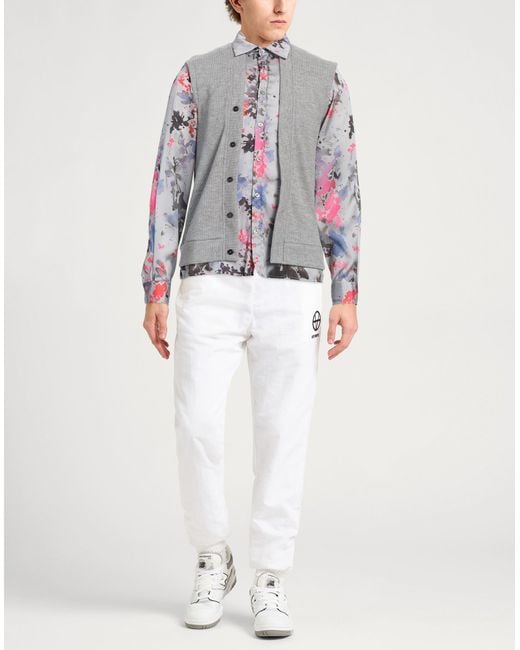 Daniele Alessandrini Gray Cardigan for men