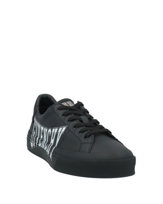 Givenchy Black City Sport Leather Sneaker for men