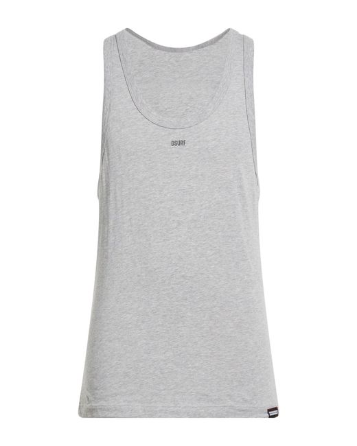 DSquared² Gray Tank Tops for men