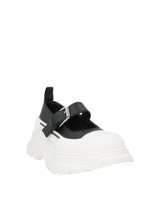 McQueen White Pumps