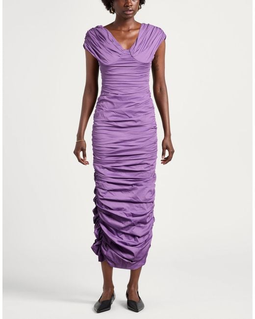 GIUSEPPE DI MORABITO Purple Maxi Dress