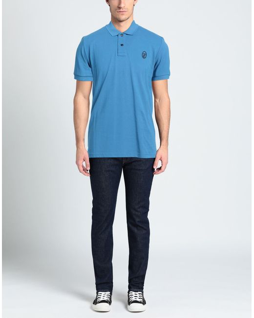 Trussardi Blue Polo Shirt for men