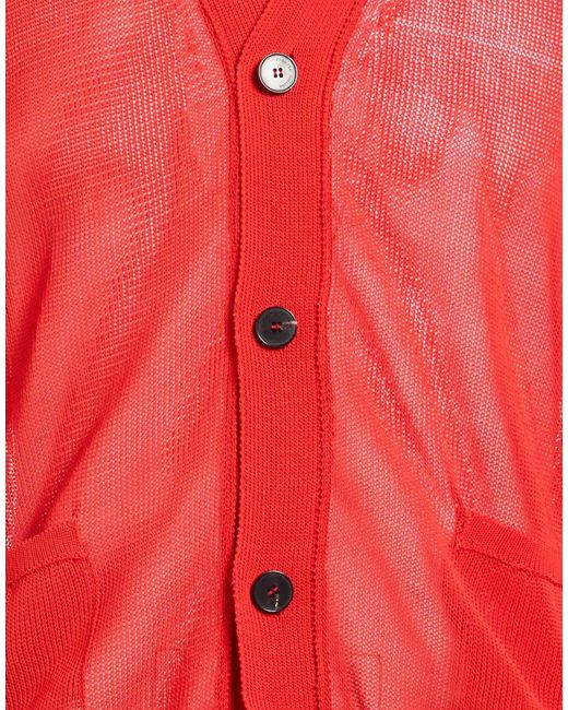 Roberto Collina Red Cardigans for men