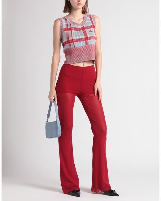 Philosophy Di Lorenzo Serafini Red Leggings Polyamide