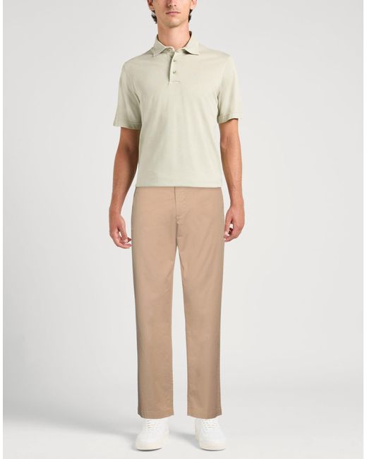 WOOD WOOD Natural Camel Pants Cotton, Elastane for men