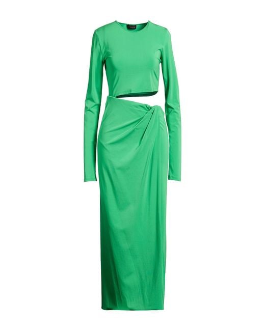 ANDAMANE Green Midi Dress